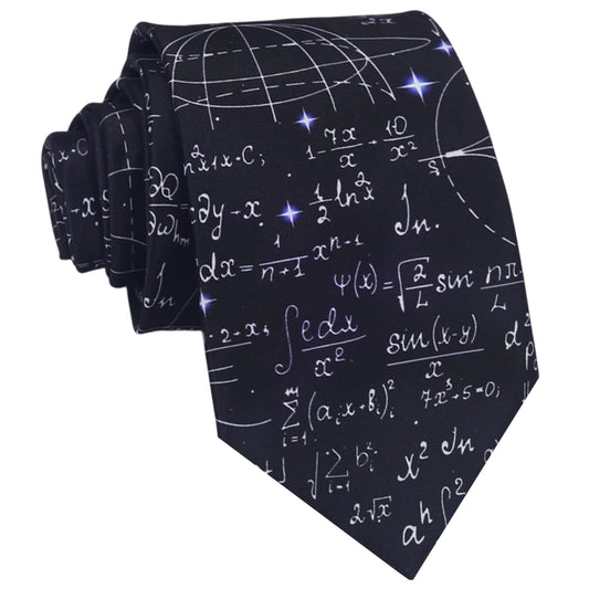 Black & White Maths Teacher Tie