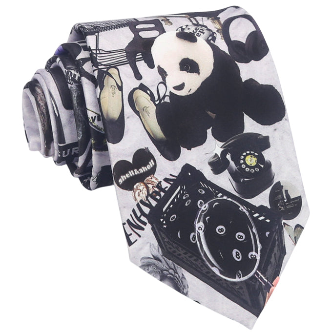 Black & White Things Tie