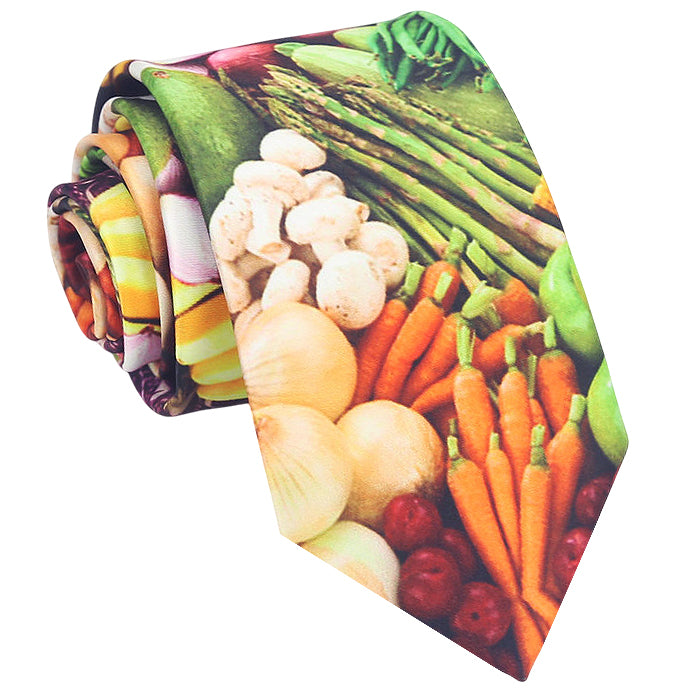 Fruits and Vegetables Slim Tie