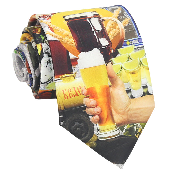 Beer Drinker Slim Tie
