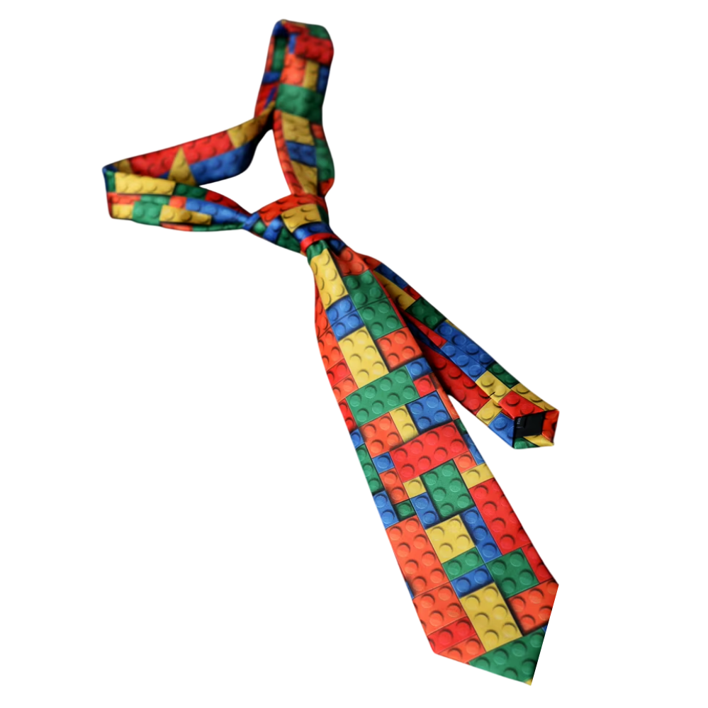 Lego Blocks Tie