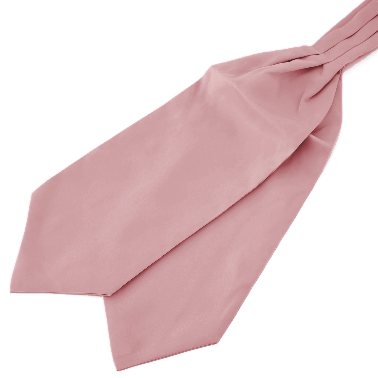 Zartrosa Ascot-Krawatte