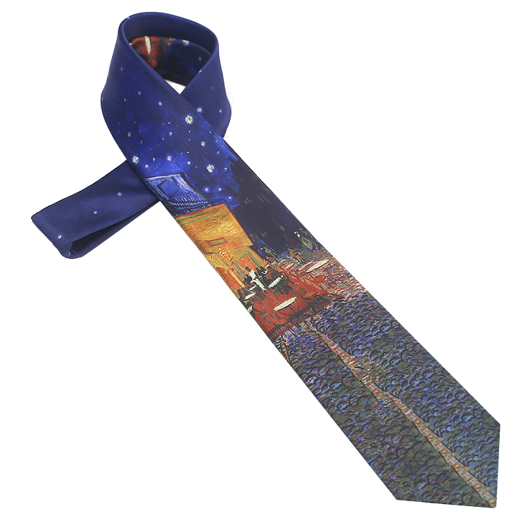 Van Gogh Cafe Terrace at Night Slim Tie