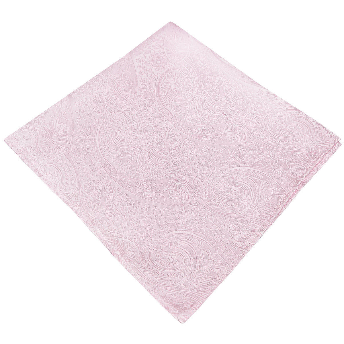 Baby Pink Paisley Pocket Square