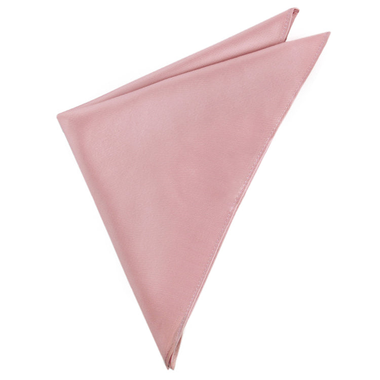 Mens Blush Dusky Pink Pocket Square