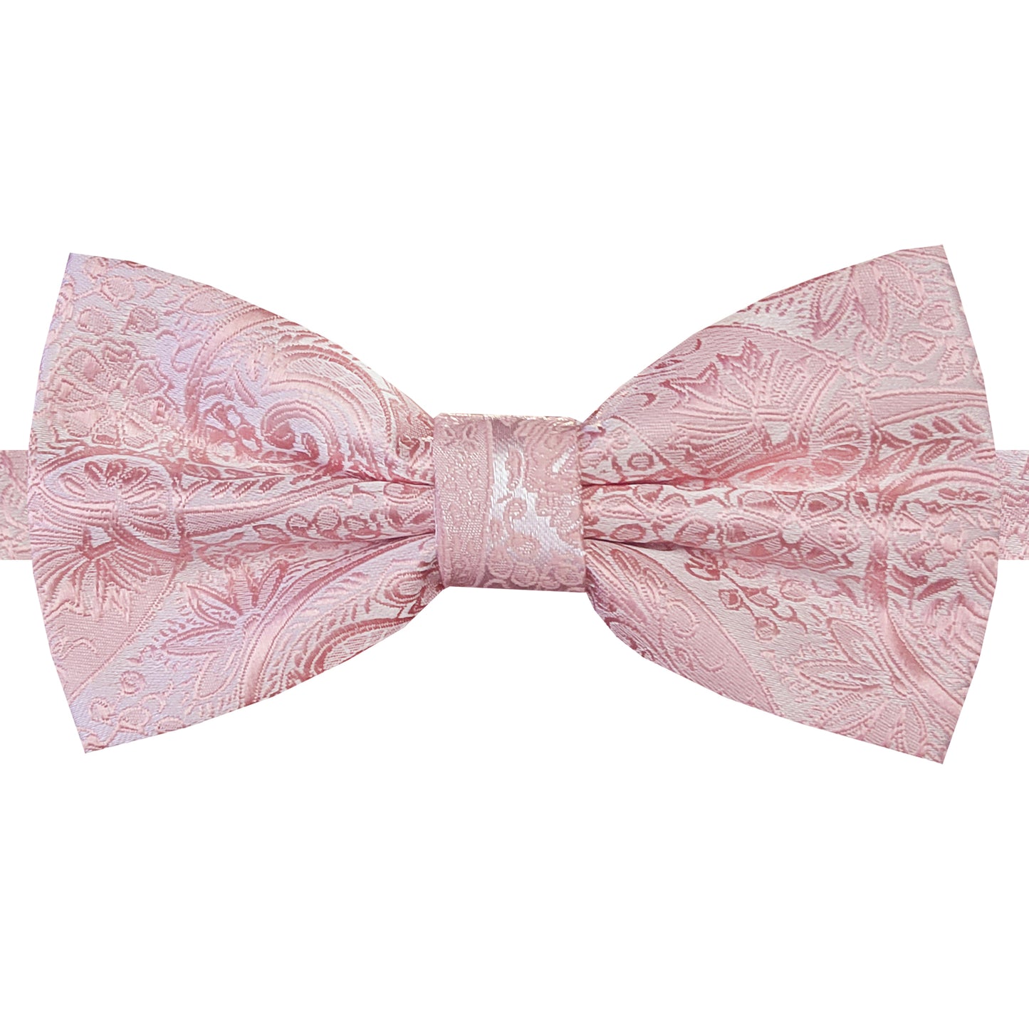 Rose Gold Paisley Bow Tie