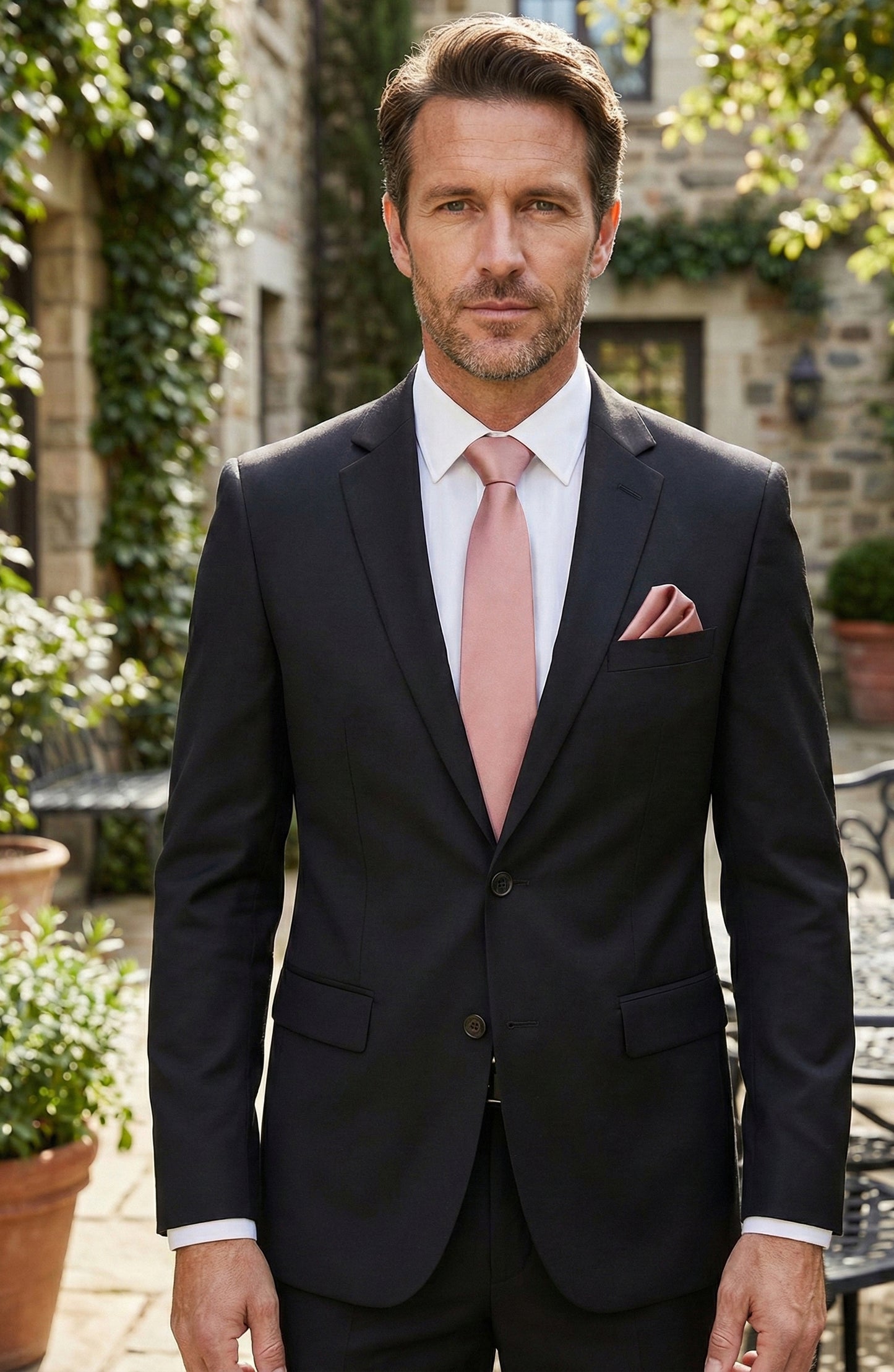 Men's Blush Dusky Pink Tie