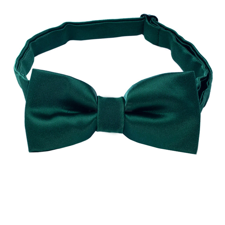Forest Dark Green Boys Bow Tie