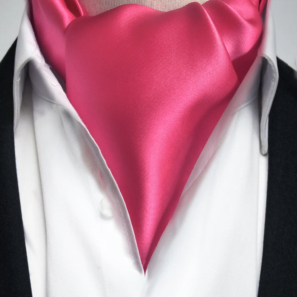 Hot Pink Ascot Cravat