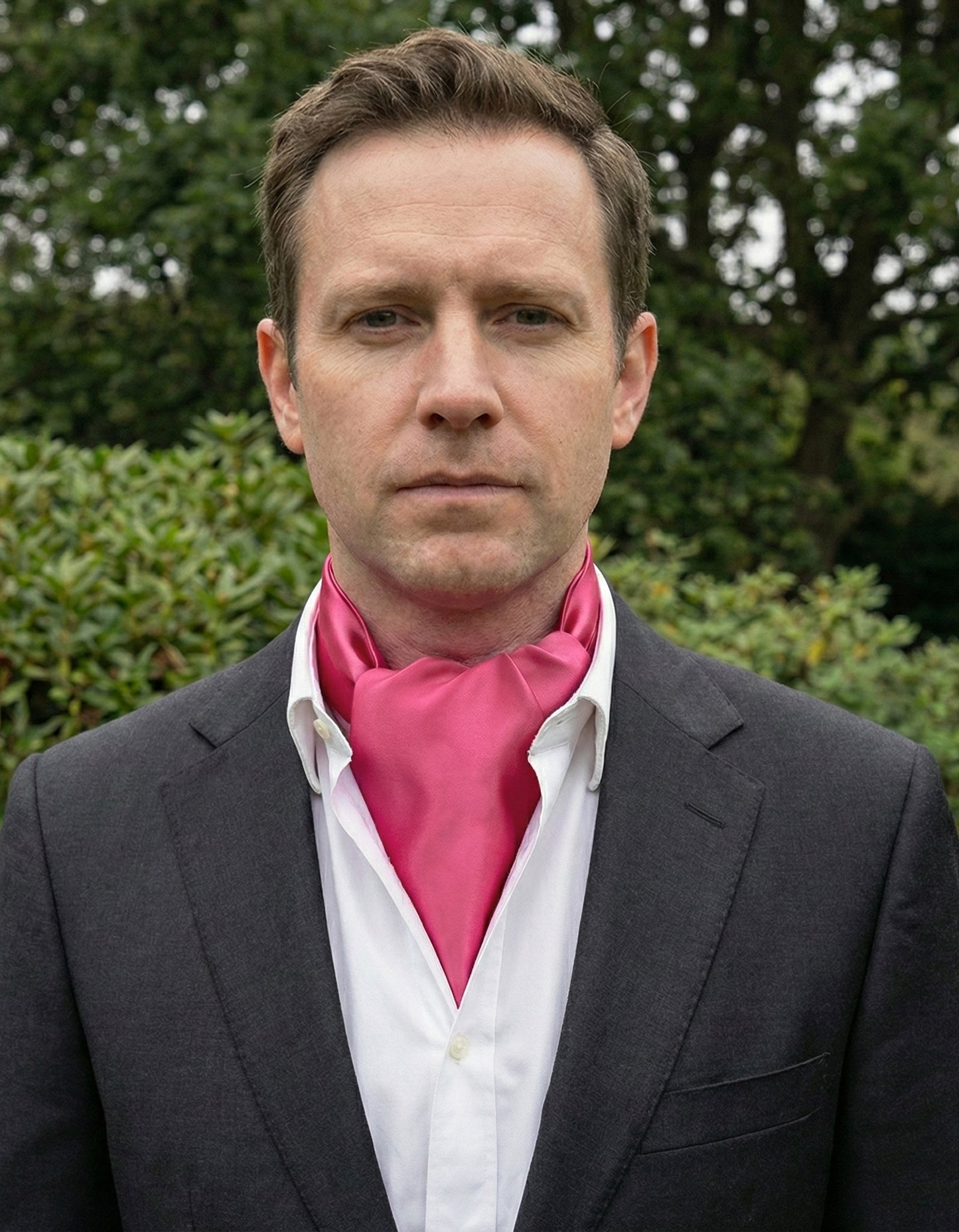 Hot Pink Ascot Cravat