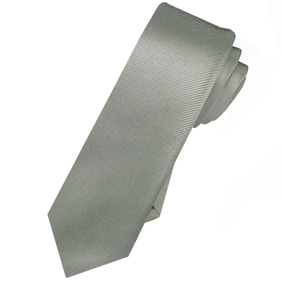 Men's Pale Sage Distressed Texture Skinny Tie
