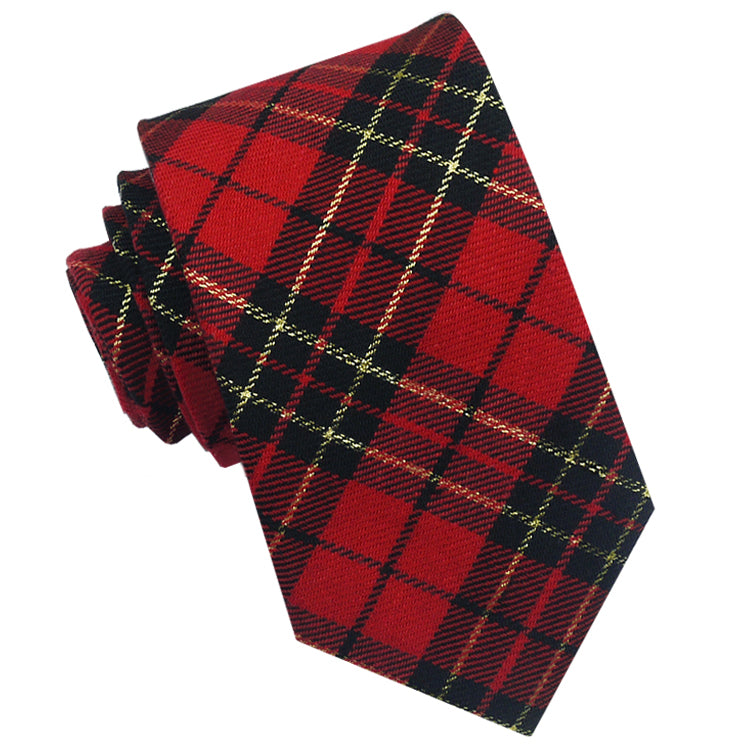 Krawatte mit Royal Stewart-Tartan