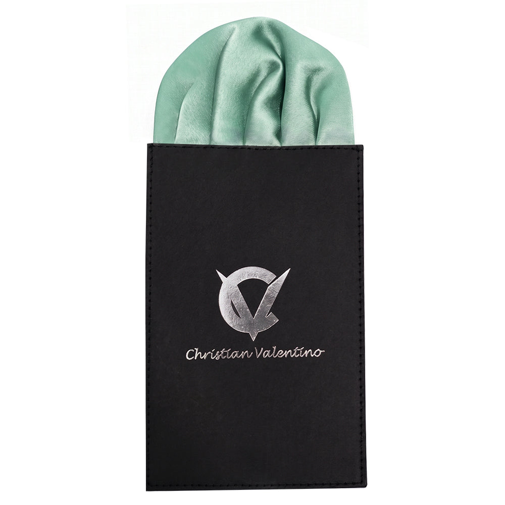 Sage Green Pre-Gathered Pocket Square