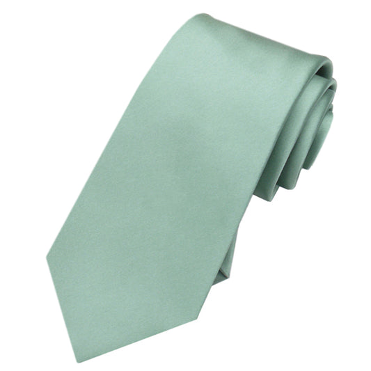 Sage Green Slim Tie