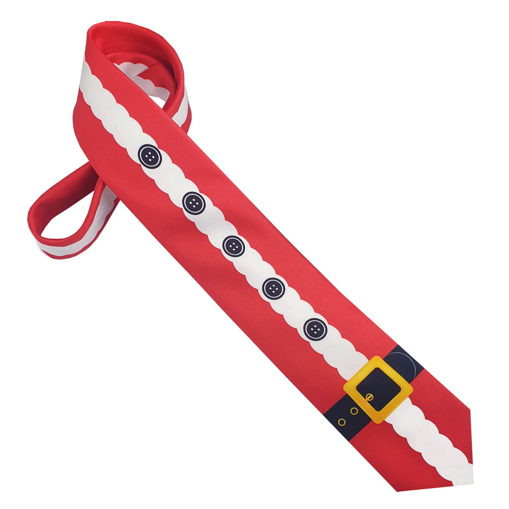 Red Santa Suit Chrismas Tie