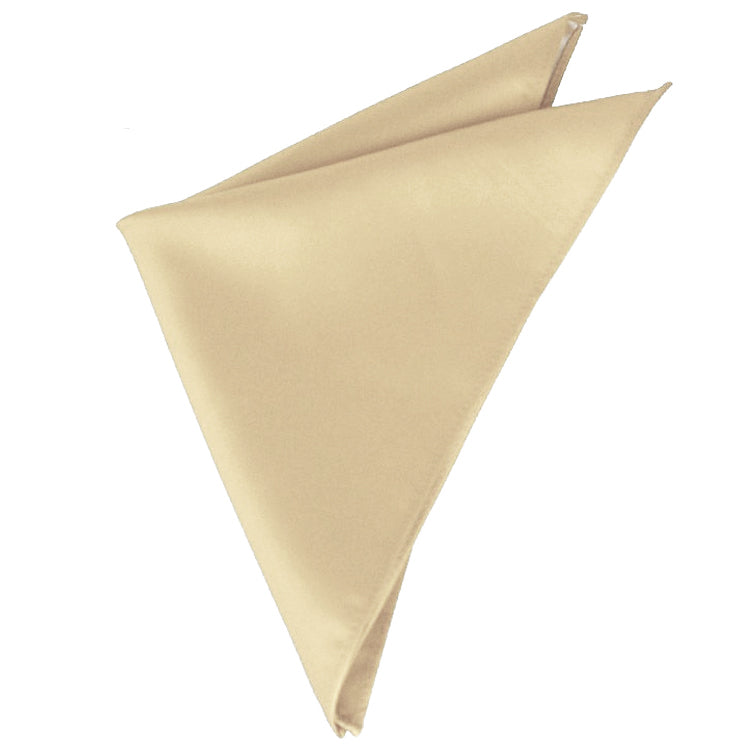 Mens Sparkling Champagne Gold Pocket Square Handkerchief