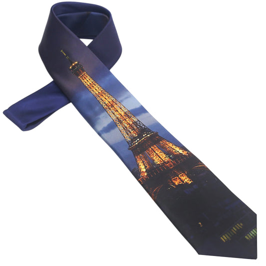 Eiffel Tower Slim Tie