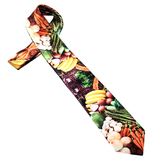 Fruits and Vegetables Slim Tie