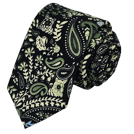 Dark Blue with Green