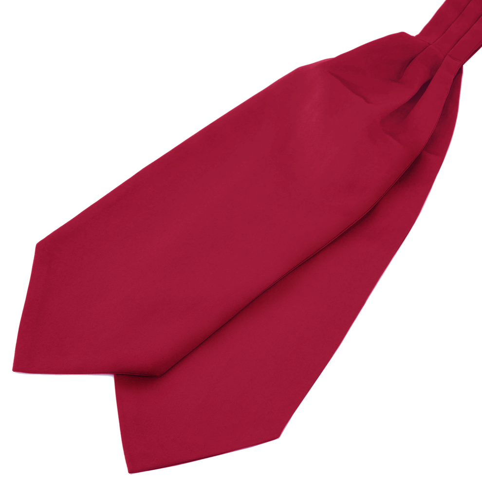 Red Ruffle Ascot Scarlet Red Ascot Cravat – The Ascot Shop