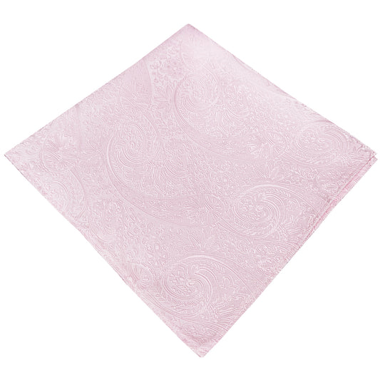 Baby Pink Paisley Pocket Square