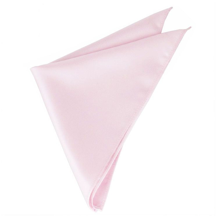 Baby Pink Tie and Pocket Square Set