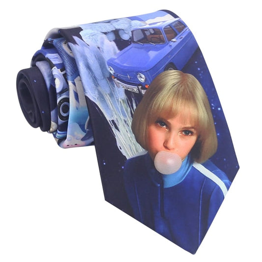 Everything Blue Party Design Tie