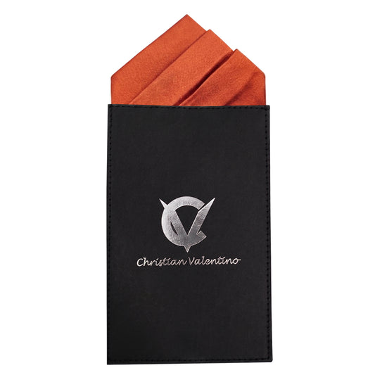 Burnt Orange Pre-Folded Pocket Square