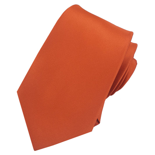 Men's Burnt Orange Tie