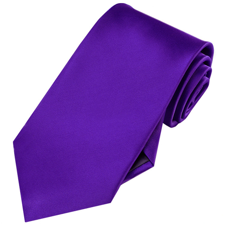 Cadburys Purple Tie and Pocket Square Set