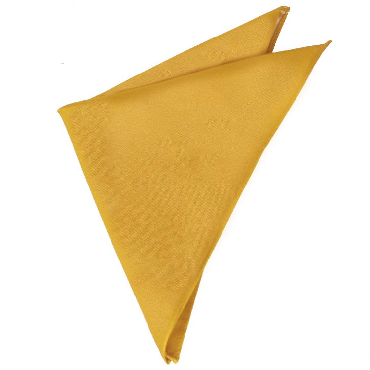 Classic Gold Tie and Pocket Square Set