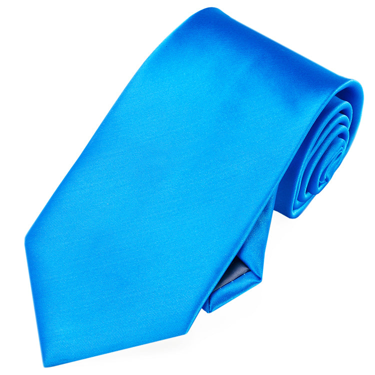 Cobalt Blue Tie and Pocket Square Set