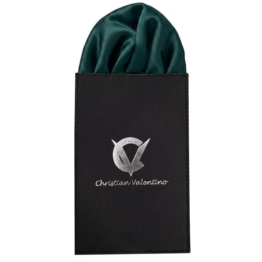 Forest Dark Green Pre-Gathered Pocket Square