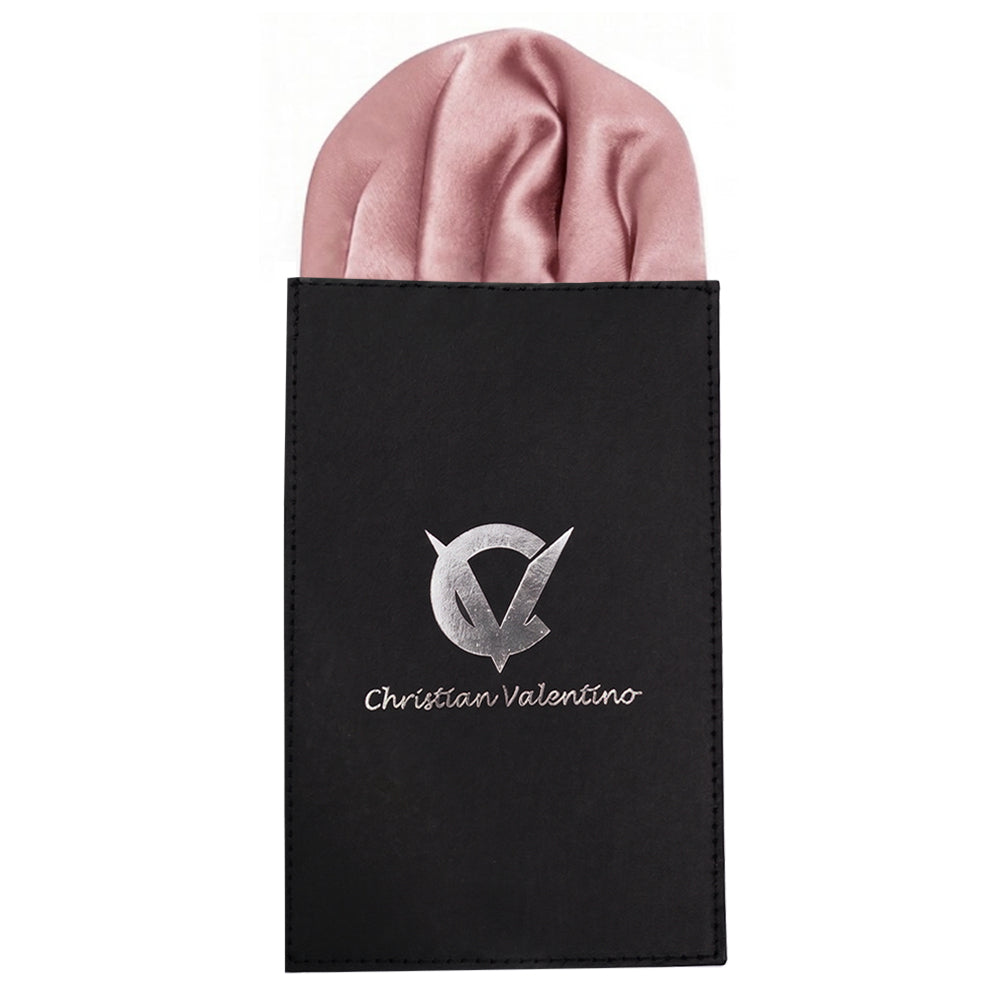Dusky Pink Pre-Gathered Pocket Square