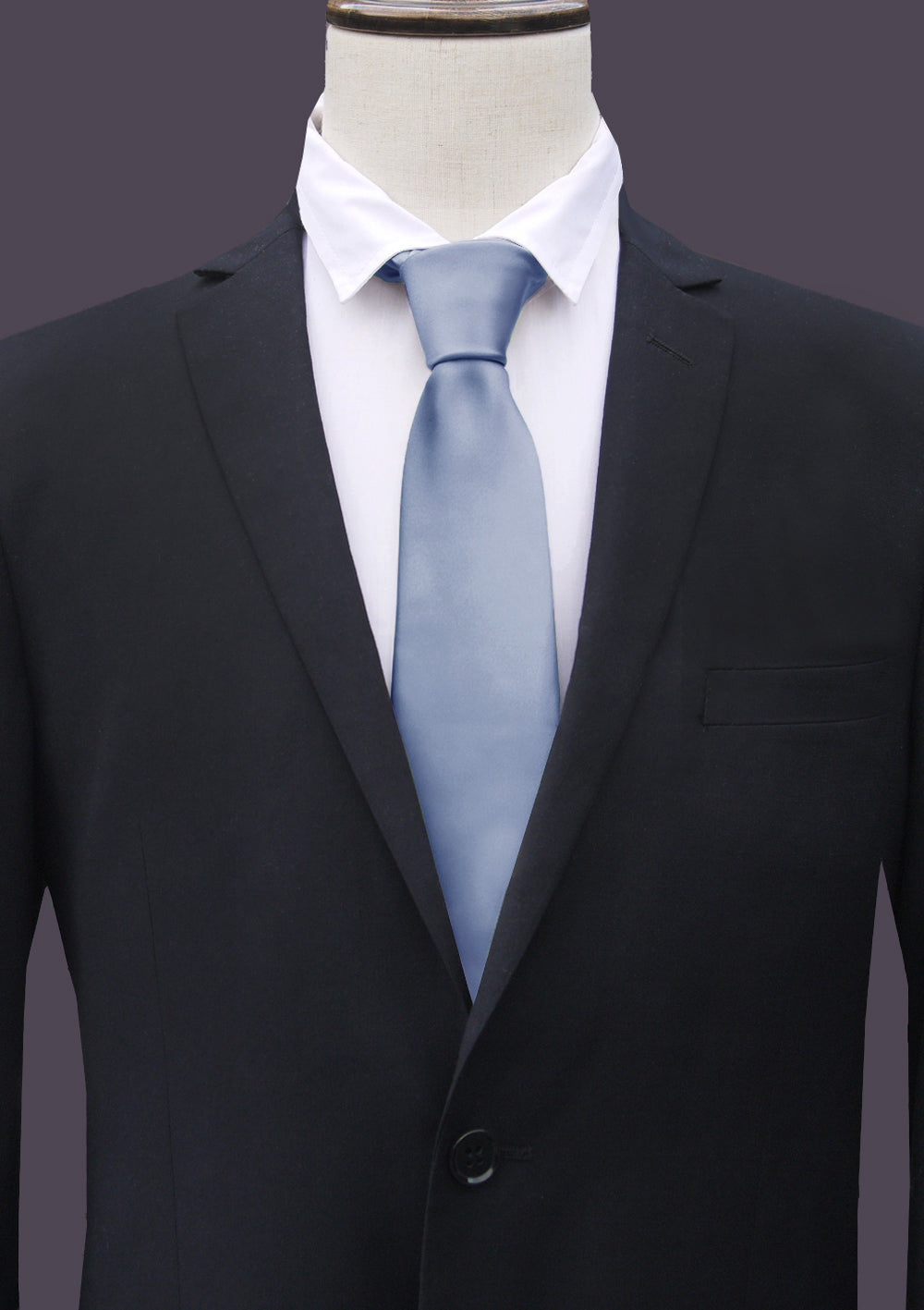 Mens Dusty Blue Tie