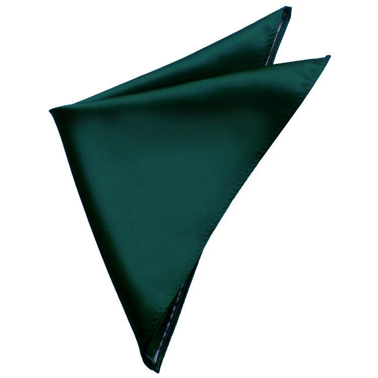 Forest Green Tie and Pocket Square Set