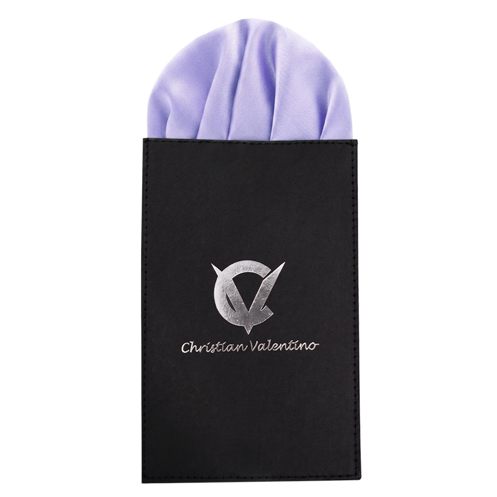 Lavender Lilac Pre-Gathered Pocket Square