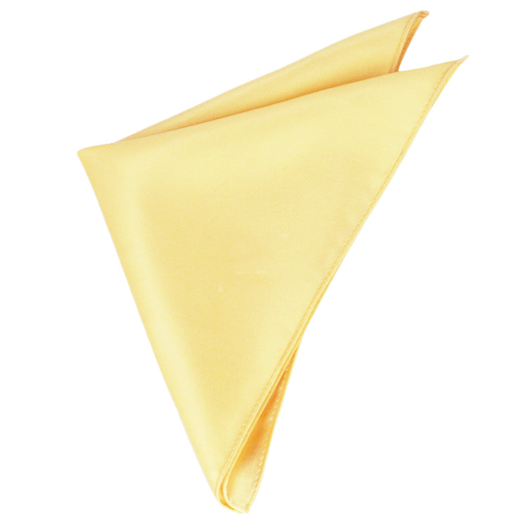 Light Gold Tie and Pocket Square Set