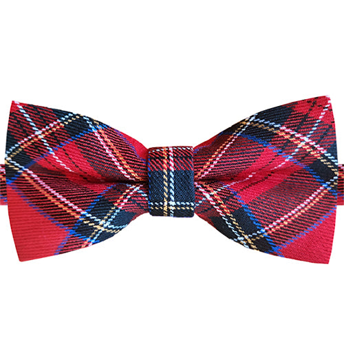 Royal Stewart Red Tartan Mens Bow Tie
