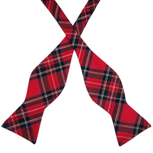 Royal Stewart Tartan Self Tie Bow Tie