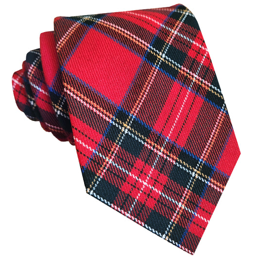 Royal Stewart Red Tartan Tie