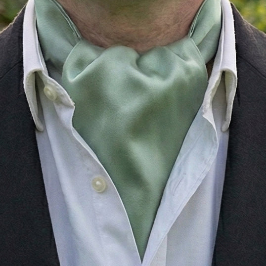 Sage Green Ascot Cravat