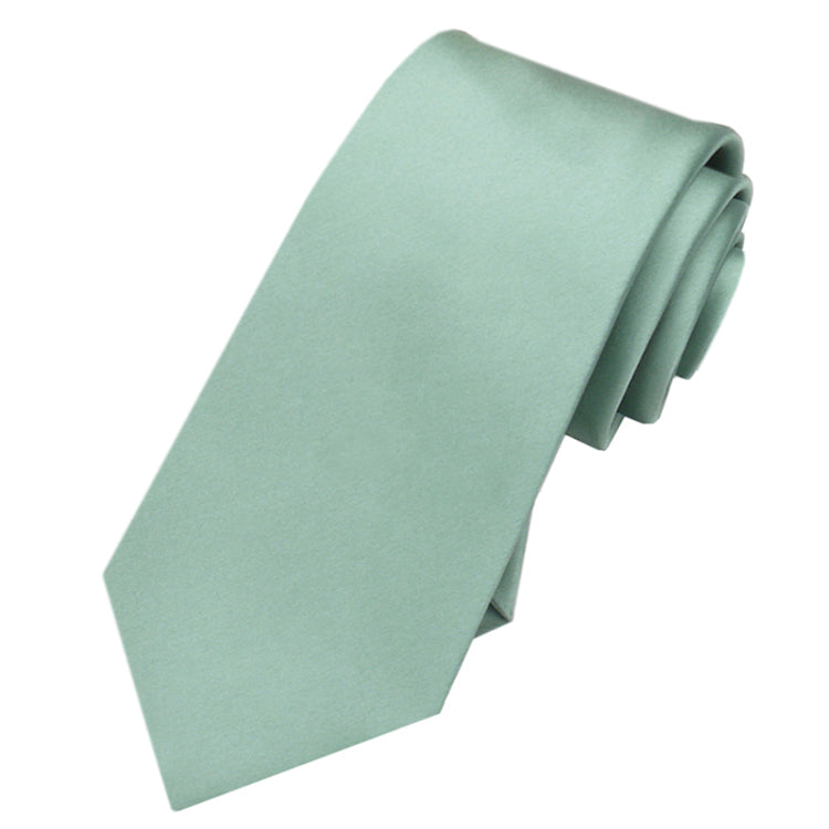 Sage Green Slim Tie