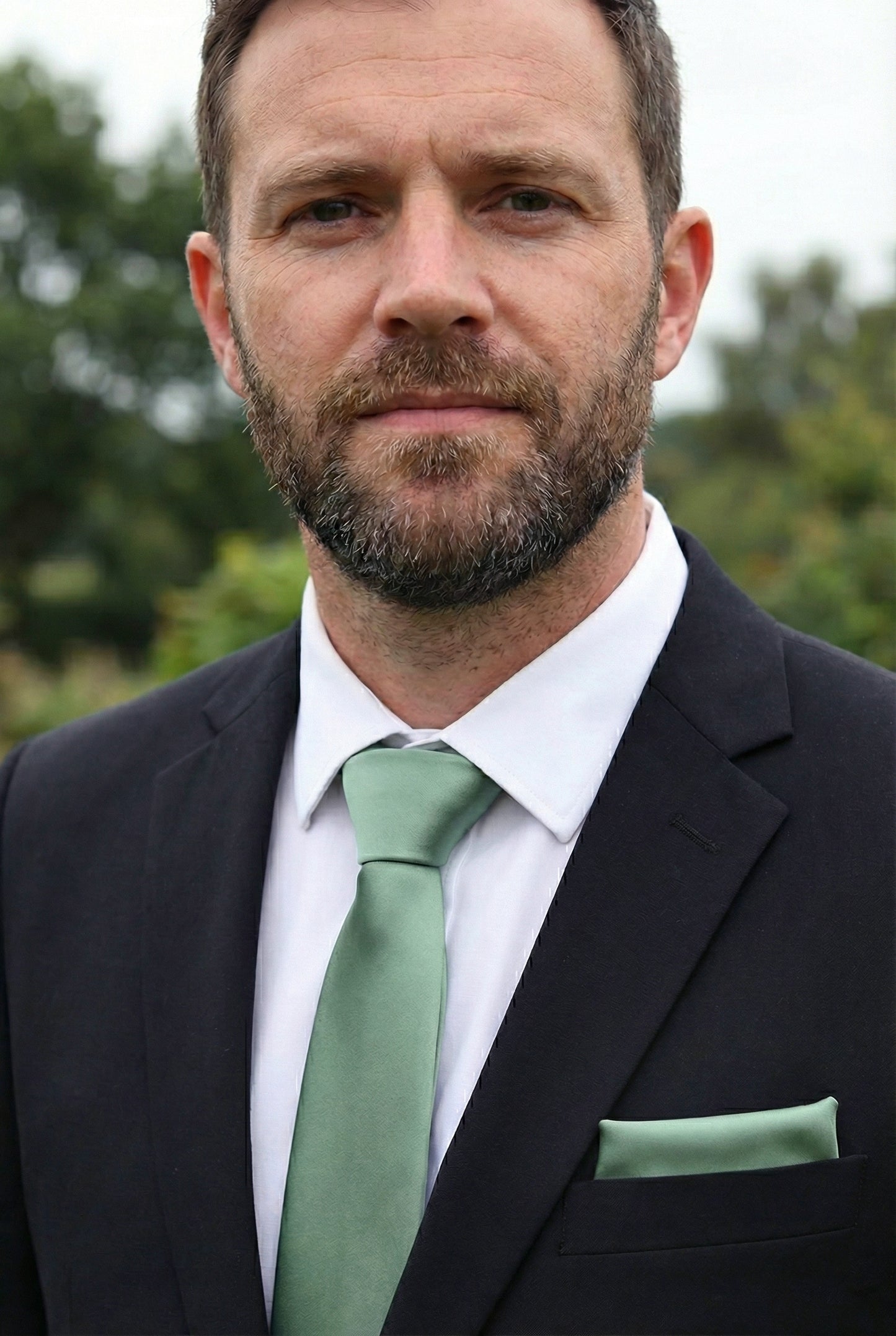 Men's Sage Green Tie