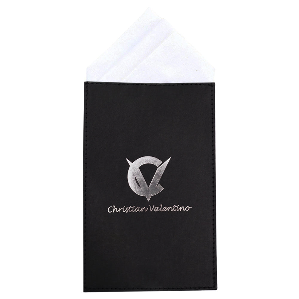 White Pre-Folded Pocket Square